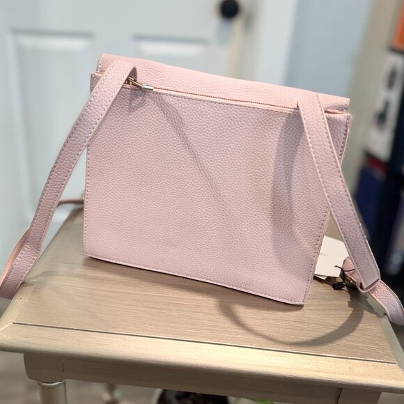 Alessia Clover Genuine Leather Purse in Blush - Picture 4 of 14